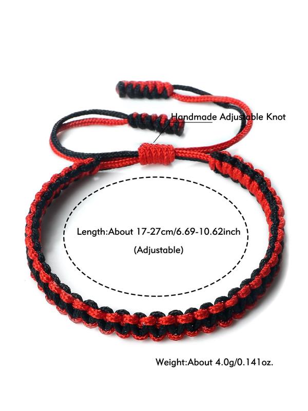 Unisex Street Trend Drawstring Bracelet, Trendy Vintage Adjustable Matching Bracelet, Fashionable All-match Jewelry for Women & Men As Gift