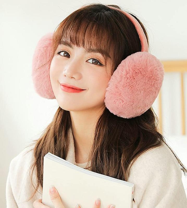 Ear Muffs Warm Furry Earmuffs Ear Warmers for Women Girls, Winter Faux  Ear Covers for Outdoor Use