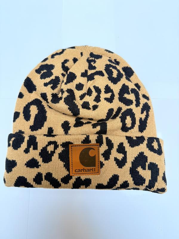 Trendy Unisex Cow Print Beanie for Winter - Soft & Warm Hat for Outdoor Fun