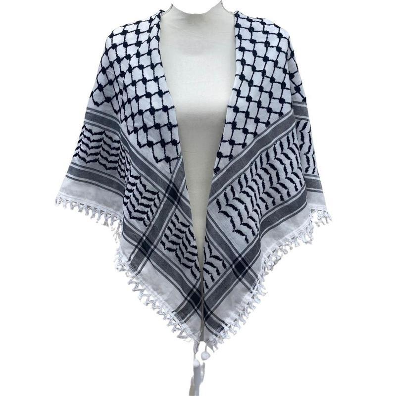 Kuffiyeh with Sharshoba Cotton - Palestinian Elegance Keffiyeh