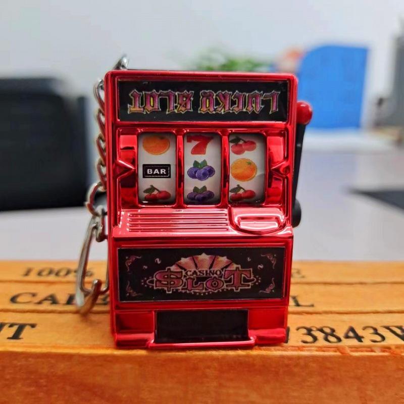 Back To School Mini Slot Machine Keychain, Funny Lucky Slot Machine Bank for Gaming Gifts Las Vegas Cute Souvenirs