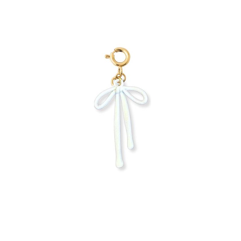 LOLO's White Bow Charm: Style That Lasts a Lifetime!