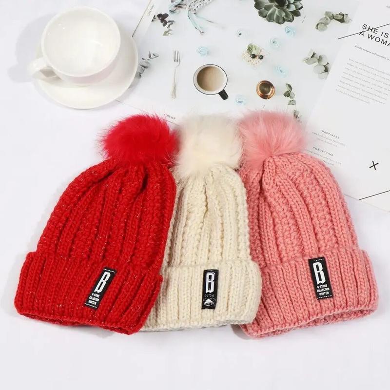 Female winter set:warm beanies and scarves for women  snow set hats