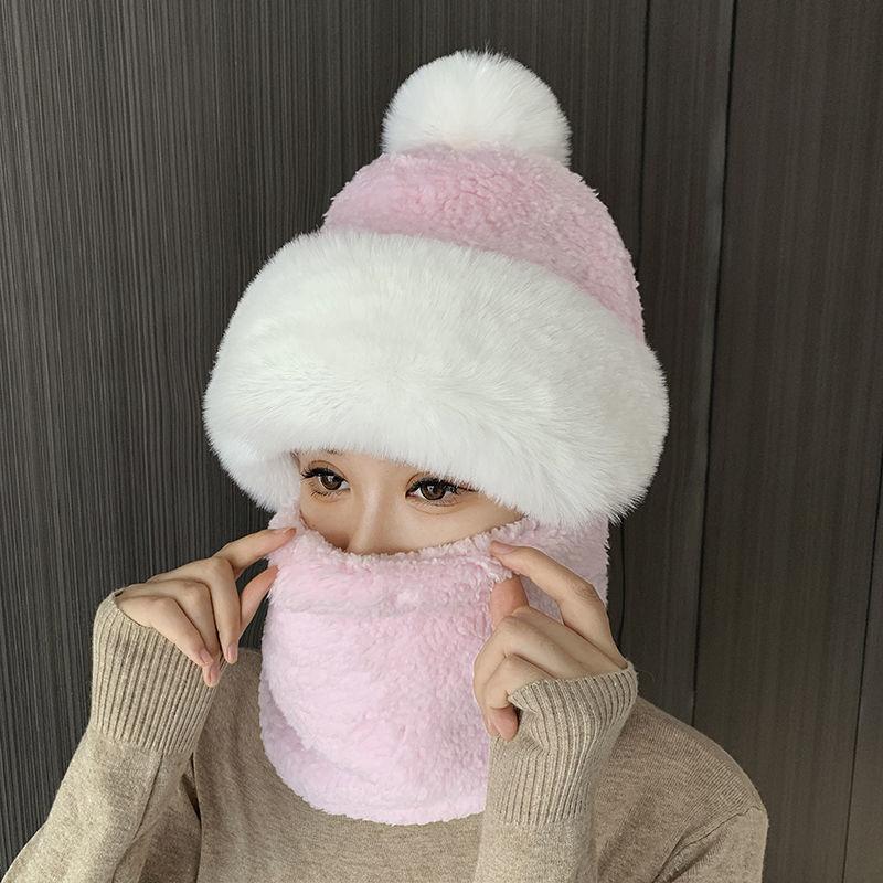 Cozy Knit Beanie Hat and Scarf Set for Women, Soft Warm Beanies for Fall & Winter, Warm Hat Scarf Stylish Winter Accessories for Girl Gift