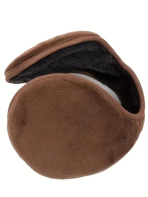 Solid Color Thickened Earmuffs, 2 Counts 2024 New Style Casual Soft Comfortable Earmuffs for Women & Men, Warm Ear Covers for Outdoor Cycling & Skiing