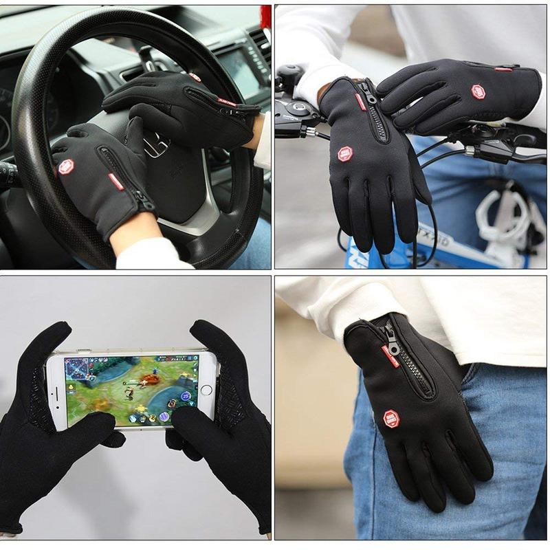 Ultimate All-Weather Touchscreen Gloves Stay Warm & Connected with Windproof, Adjustable Gloves for Outdoor Activities Stay Cozy Unisex Warm Gloves