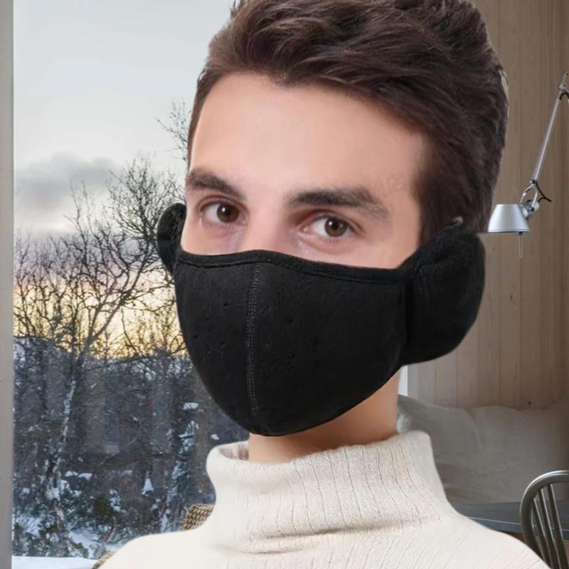 Winter Warm Face Mask, Windproof Breathable Face Cover with Ear Protection, Outdoor Cycling Face Mask, Sports & Outdoor Accessories