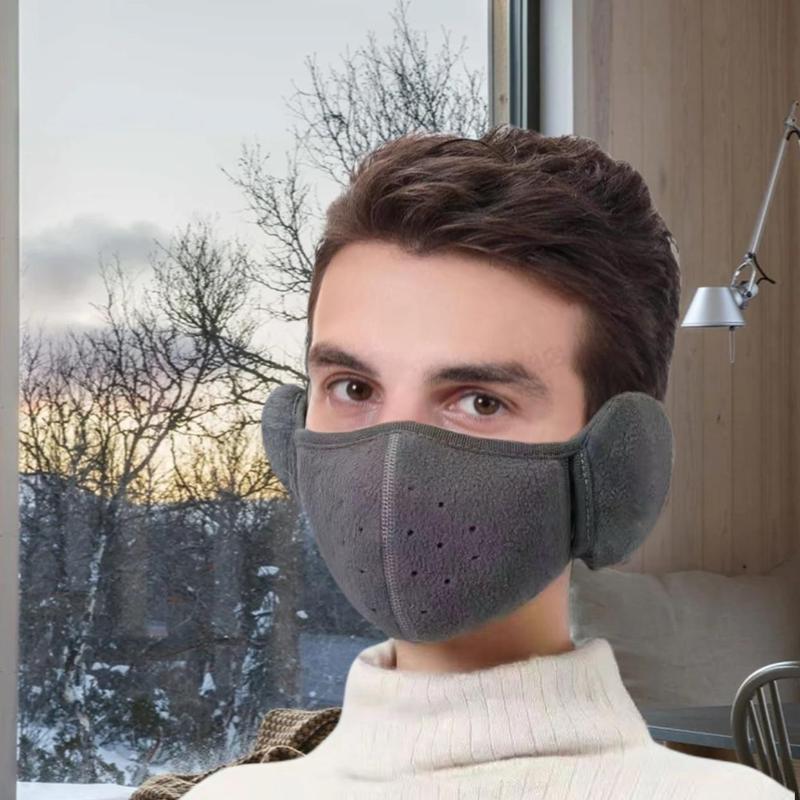 Winter Warm Face Mask, Windproof Breathable Face Cover with Ear Protection, Outdoor Cycling Face Mask, Sports & Outdoor Accessories