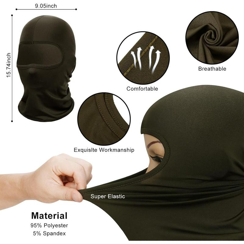 4-pack Masks: Full face mask, unisex