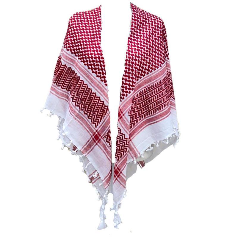 Kuffiyeh with Sharshoba Cotton - Palestinian Elegance Keffiyeh