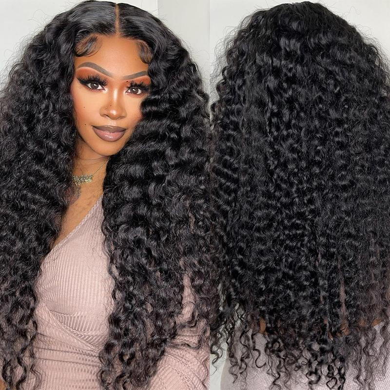 Brazilian Deep Wave Bundles with Closure Human Hair Bundles with 4x4 Lace Closure Unprocessed Virgin Human Hair 3 4 Bundles with Closure