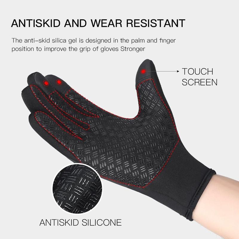 Ultimate All-Weather Touchscreen Gloves Stay Warm & Connected with Windproof, Adjustable Gloves for Outdoor Activities Stay Cozy Unisex Warm Gloves