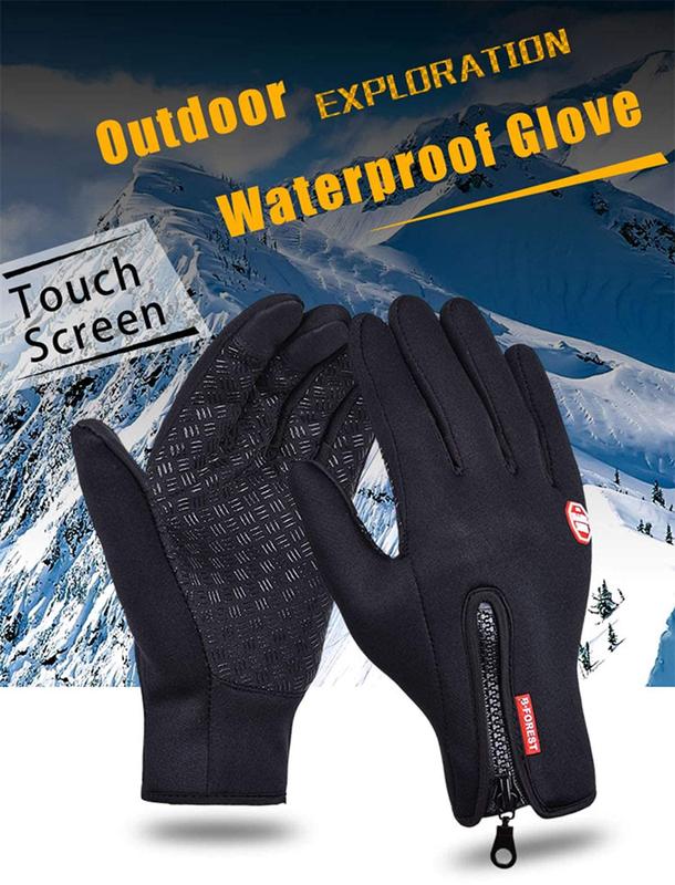 Ultimate All-Weather Touchscreen Gloves Stay Warm & Connected with Windproof, Adjustable Gloves for Outdoor Activities Stay Cozy Unisex Warm Gloves