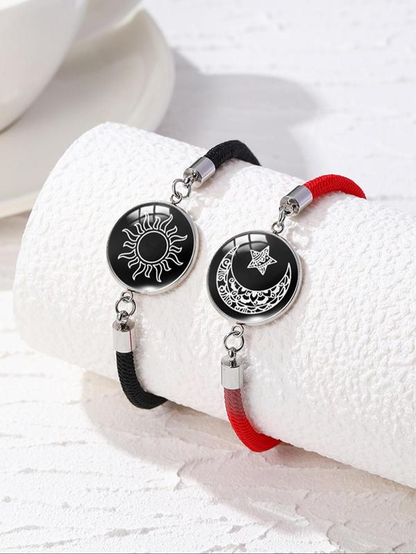 Magnetic Couple Bracelet, Fashionable Luminous Bracelet for Women & Men, Trendy All-match & Exquisite Jewelry for Birthday Gift