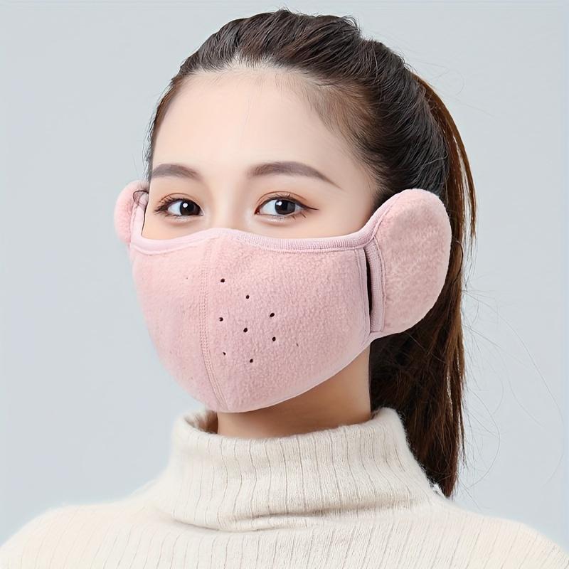 Winter Warm Ear Cover, Breathable Face Mask, Elastic Fit Ear Cover for Outdoor Cycling Hiking Skiing, Universal Knitted Ear Cover for Men & Women