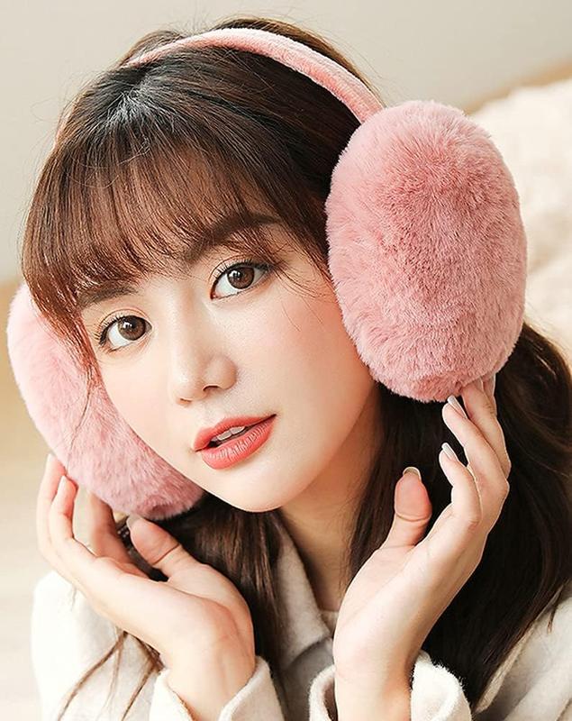 Ear Muffs Warm Furry Earmuffs Ear Warmers for Women Girls, Winter Faux  Ear Covers for Outdoor Use