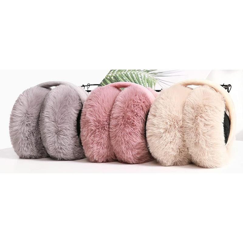 Ear Muffs Warm Furry Earmuffs Ear Warmers for Women Girls, Winter Faux  Ear Covers for Outdoor Use