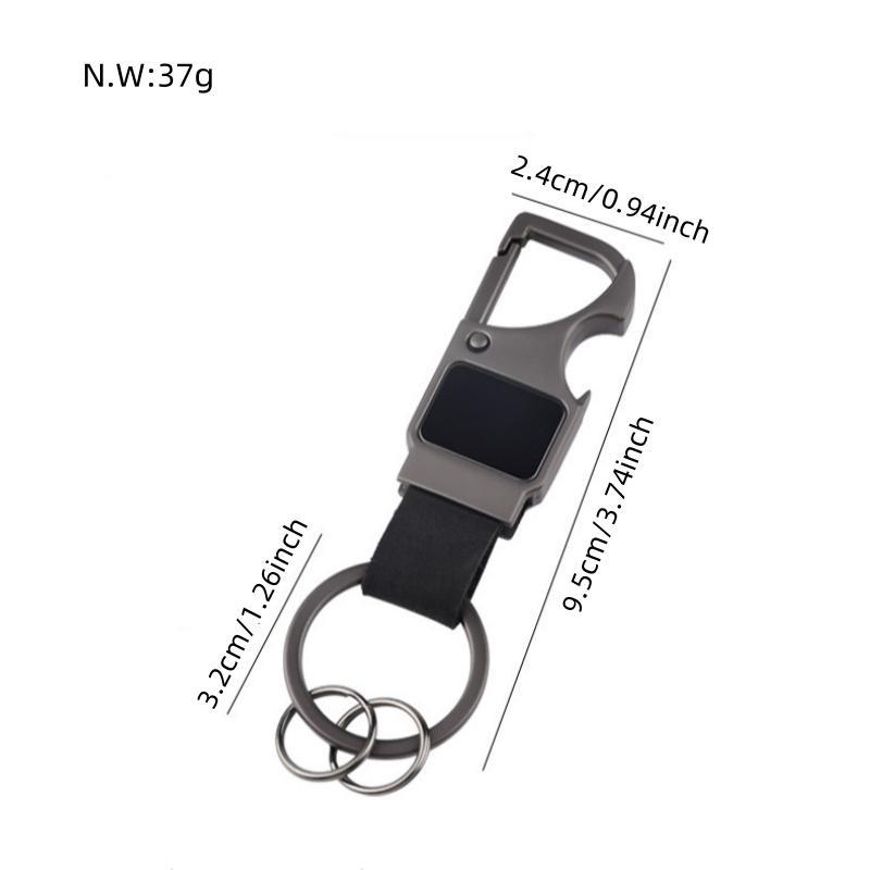 Multifunctional Heavy Duty Keychain Bottle Opener for Outdoor Car Home, Carabiner Car Key Chains for Men and Women, Creative Pendant for Holiday Gift, Christmas Gift