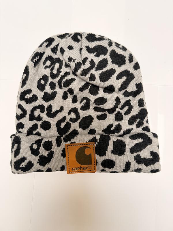 Trendy Unisex Cow Print Beanie for Winter - Soft & Warm Hat for Outdoor Fun