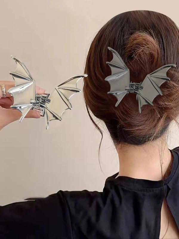 Bat Design Hair Claws, Fashionable Hair Accessories for Women & Girls, Cute Lovely Hairwear for Daily Used