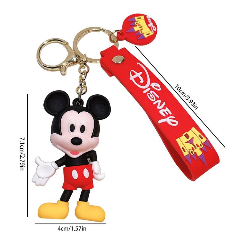 Cute Cartoon Design Portable Keychain, Cute Car Key Pendant, Car Key Ornament, Car Interior Decoration, Car Accessories for Women & Men Gift