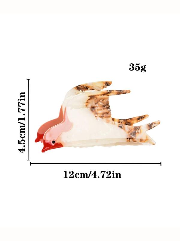 Cute Bird Design Hair Claw, Novelty Bird Shaped Design Hair Claw, Fashionable All-match Hair Accessories for Women & Girls