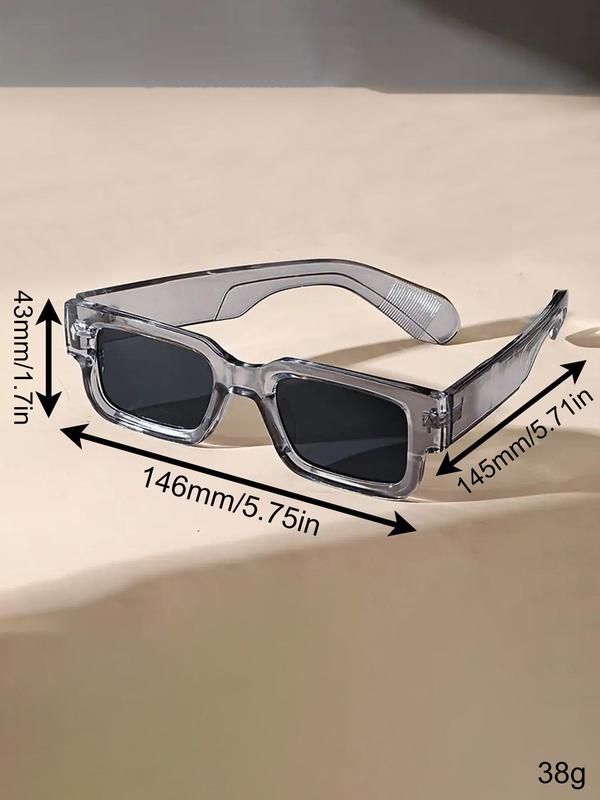 Retro Square Frame Sunglasses, Trendy Casual Tortoiseshell Sunglasses for Women & Men, Fashion Accessories for Everyday Use and Outdoor Activities