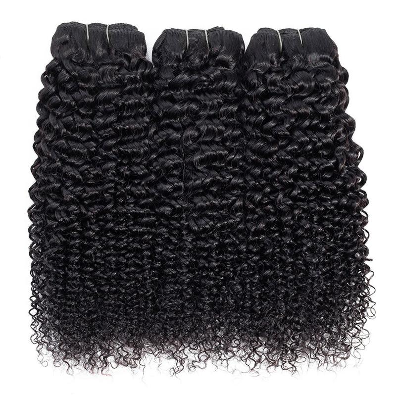 [Wequeen] Budget Friendly 10A Grade Brazilian Virgin 100% Human Hair Deep Wavy Kinky Curly Quick Weave Sew in Glue in Viral Hair Bundles