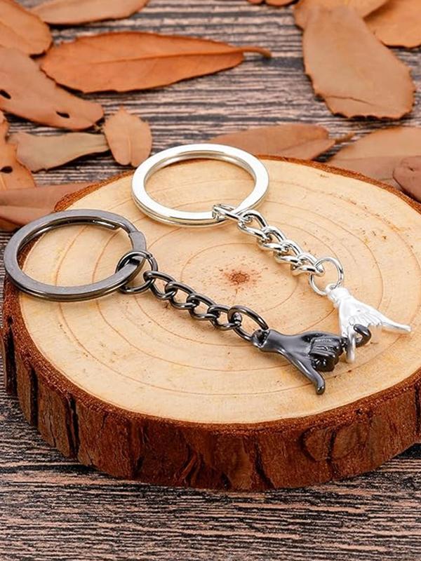 Couple Keychains, Fashionable Keychains for Couples, Fashion Accessories for Daily Use, Trendy All-match & Exquisite Keychain for Birthday Gift