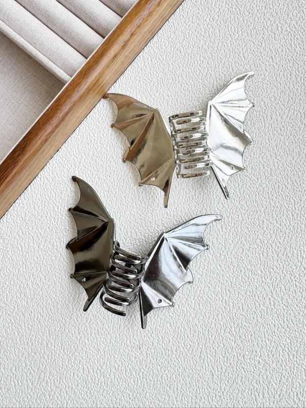 Bat Design Hair Claws, Fashionable Hair Accessories for Women & Girls, Cute Lovely Hairwear for Daily Used