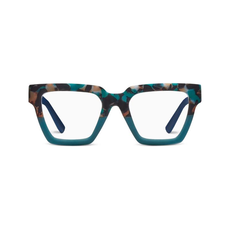 Peepers Take a Bow (Blue Light) Square Oversized Women's Fashion Eyewear