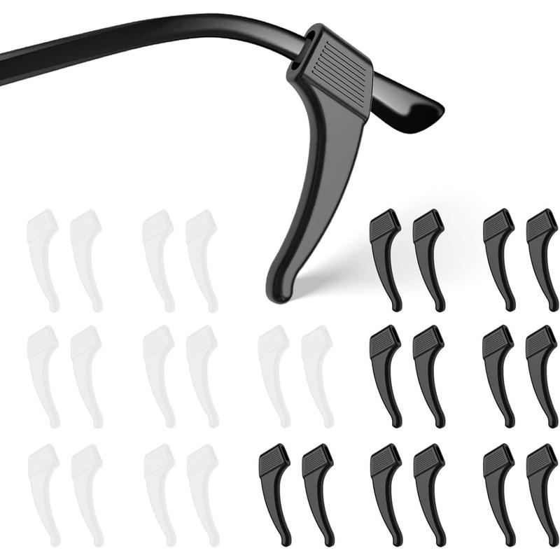 Anti-Slip Eyeglass Ear Grips Hook Comfortable Silicone Elastic Eyeglasses Temple Tips Sleeve Retainer-For Eyewear Sunglasses Spectacles Glasses, Sports Eyeglasses 14 Pairs