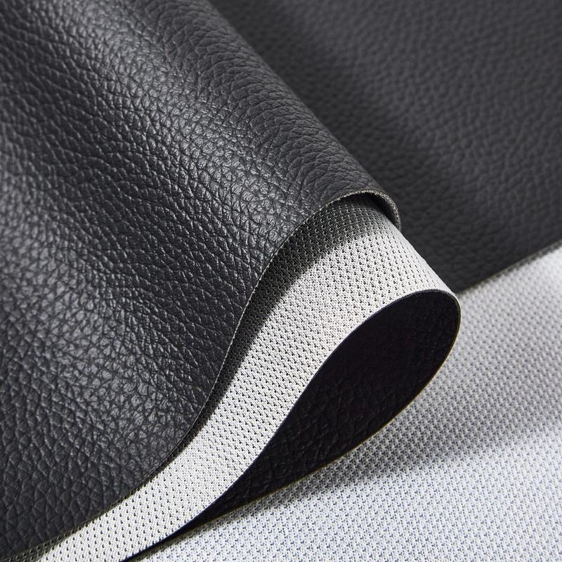 50cmx150cm Artificial Leather Lychee Pattern Scratch-Resistant And Wear-Resistant Soft Waterproof PVC Leather Suitable For DIY Sofa Leather Stool Wallet Without self-adhesive