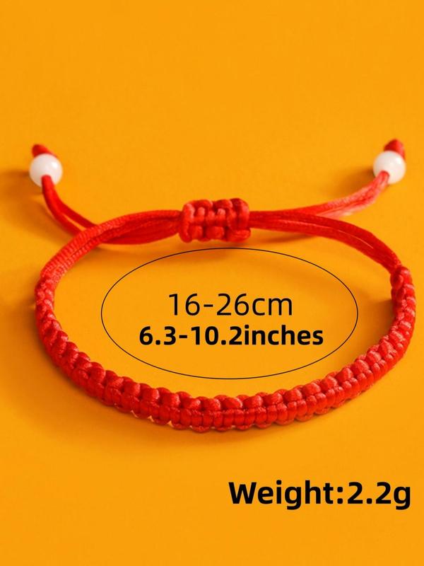 Fashion Simple Braided Link Bracelet, Braided Hand Rope for Women & Men, Summer Elegant All-match Fashion Accessories for Daily Wear, Exquisite Jewelry for Birthday Gifts