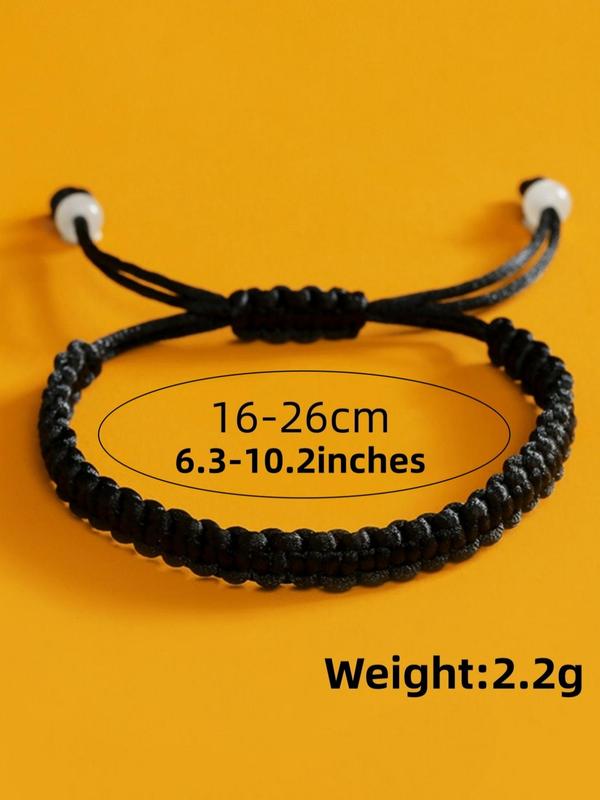 Fashion Simple Braided Link Bracelet, Braided Hand Rope for Women & Men, Summer Elegant All-match Fashion Accessories for Daily Wear, Exquisite Jewelry for Birthday Gifts