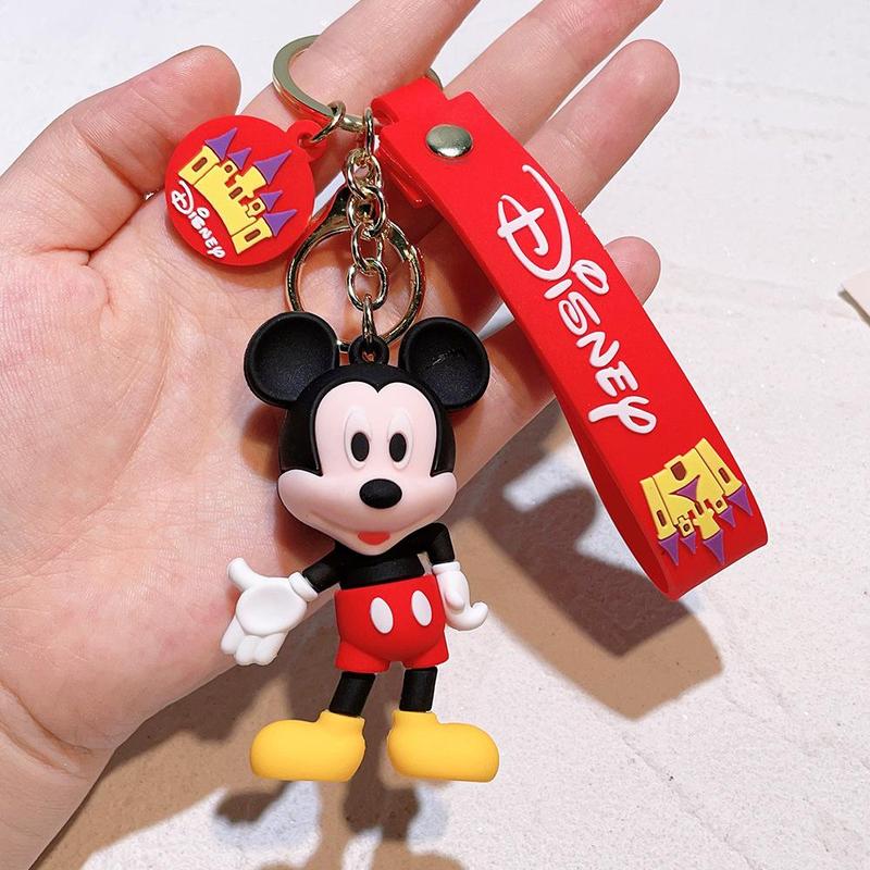 Cute Cartoon Design Portable Keychain, Cute Car Key Pendant, Car Key Ornament, Car Interior Decoration, Car Accessories for Women & Men Gift