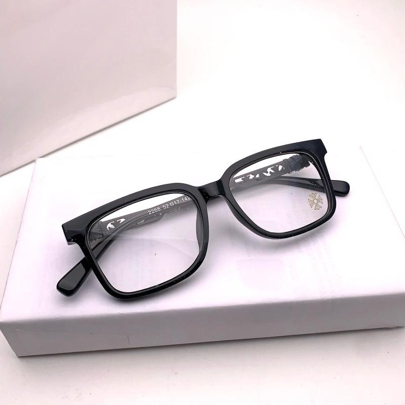 Trending Chrome Hearts Patterned Frame Glasses for Men and Women - European Style Design