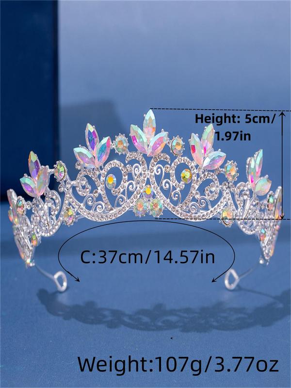 Wedding Crown Tiara for Women As Proposal Gifts, Gorgeous Fashion Rhinestone Queen Tiara, Princess Crown, Gifts for Girlfriends, Birthday Tiara Headband for Wedding Prom Bridal Party Costume