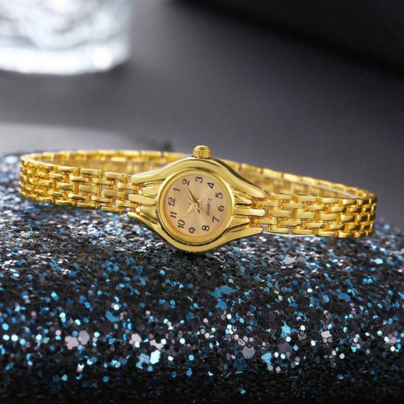 Women's Bracelet Watch, Quartz Movement with Small Dial, Affordable Birthday Gift for Girlfriend, Jewelry Wristwatch, Ideal for Ladies and Students