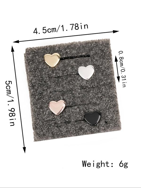 Heart Shaped Charm Watch Band Decorative Nail Buckle, Fashion Watch Accessories for Women & Girls, Trendy All-match & Exquisite Watch Strap Accessories for Birthday Gift