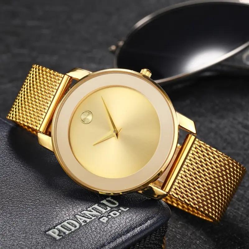 Women's Elegant Fashion Round Dial Quartz Watch, Vintage All-match Clasp Luxury Watches for Girls, Trendy Matching Wristwatch As Girlfriend Gifts with Box, Fall Outfits, Fall Freshness