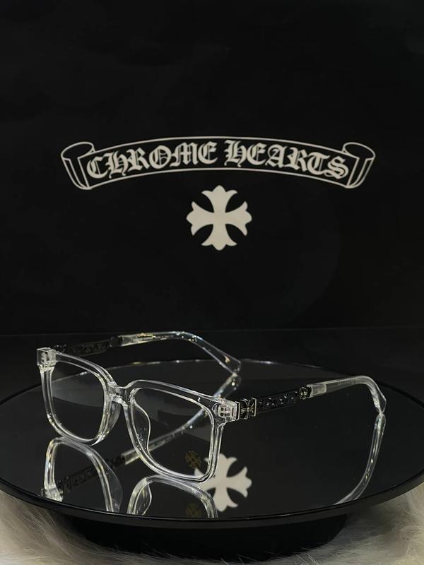 Trending Chrome Hearts Patterned Frame Glasses for Men and Women - European Style Design