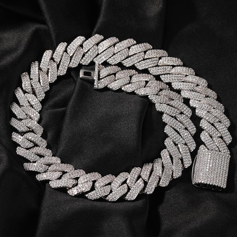 CDM-lced Out 4MM   13MM   15MM   18MM   20MM CubanLink Necklace and Bracelets For Men And Women ,ThickMiami Link Chains Hip HopJewelry   New bracelets ,Necklace giftidea