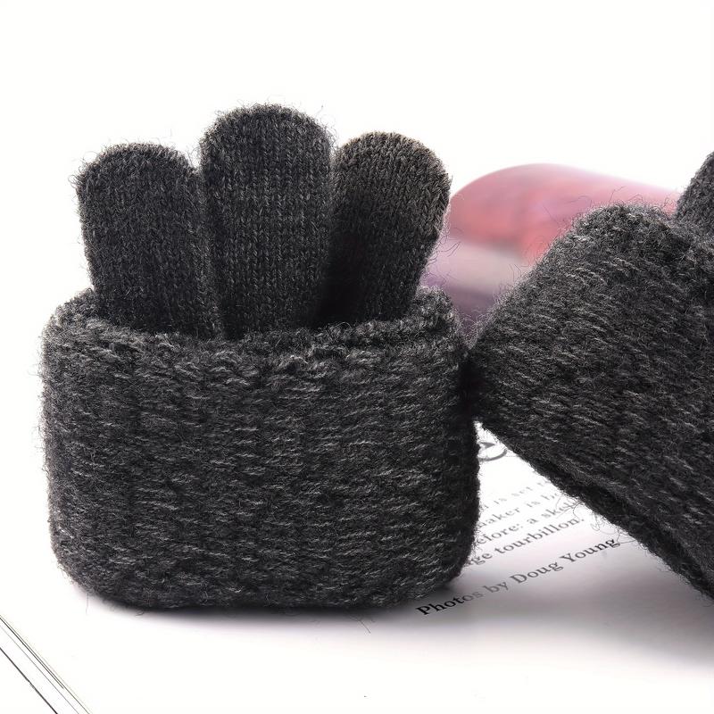 Unisex Alpaca Wool Gloves: Touchscreen Compatible, Warm, and Stylish for Winter - Perfect for Office, Travel, Cycling, and Festive Holidays