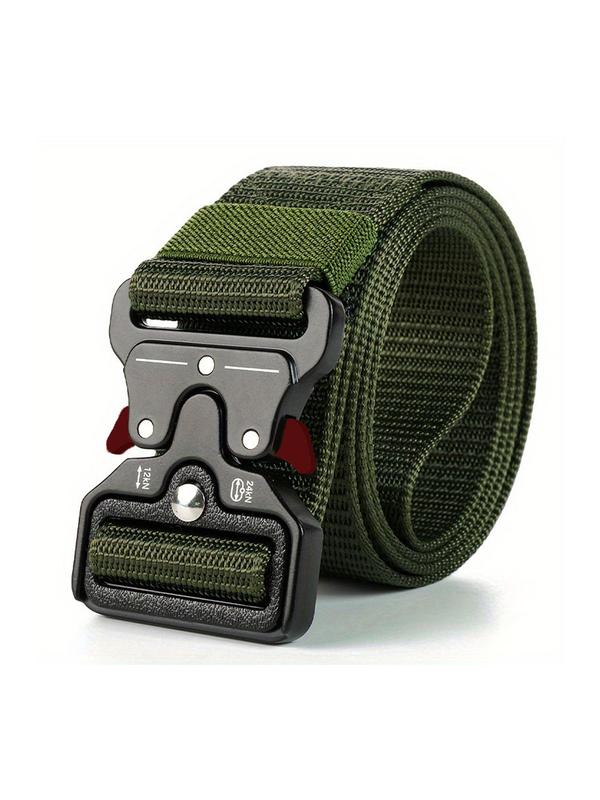 Unisex Solid Color Tape Belt, Multifunctional Outdoor Training Tactical Belt, Casual Waistband for Jeans Trousers