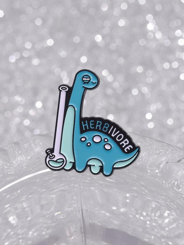 Cute Dinosaur Design Brooch, Fashion Brooch for Women & Men, Enamel Safety Pin Suitable for Backpacks, Jeans, Scarves, Hats Decoration