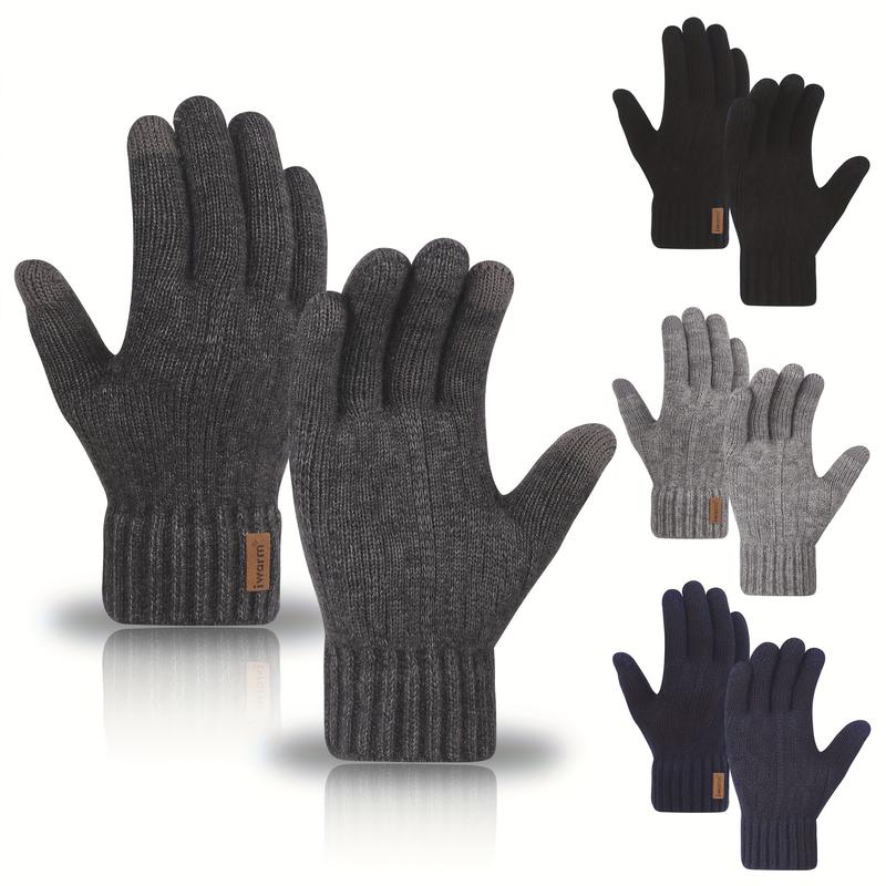 Unisex Alpaca Wool Gloves: Touchscreen Compatible, Warm, and Stylish for Winter - Perfect for Office, Travel, Cycling, and Festive Holidays