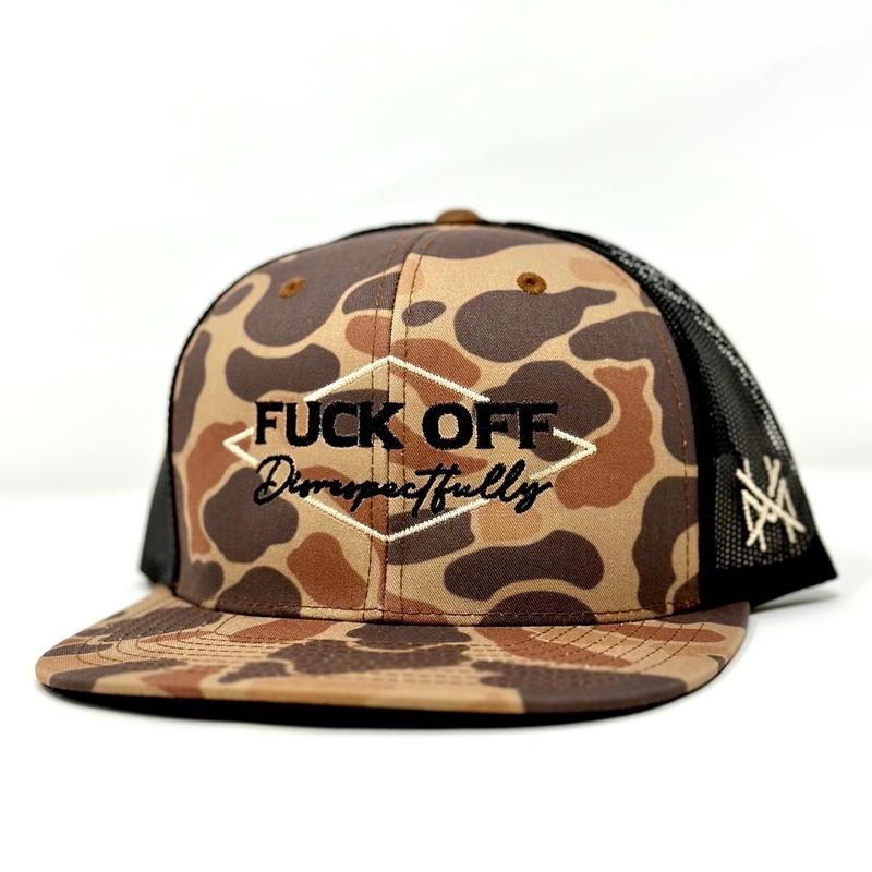 F off Disrespectfully Trucker Hat by The Mad Hatter Company