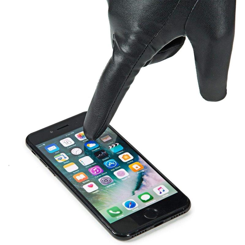 Winter Leather Gloves for Women, Warm Gloves, Touchscreen Texting Thick Thermal Snow Driving Gloves