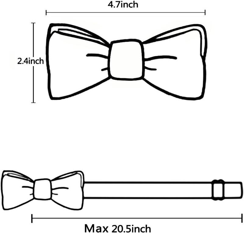 Men's Y- Adjustable Suspender and Bowtie Set